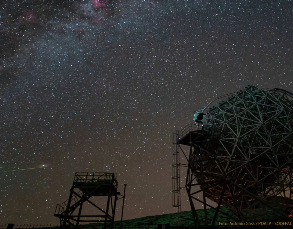 perseidas en la palma